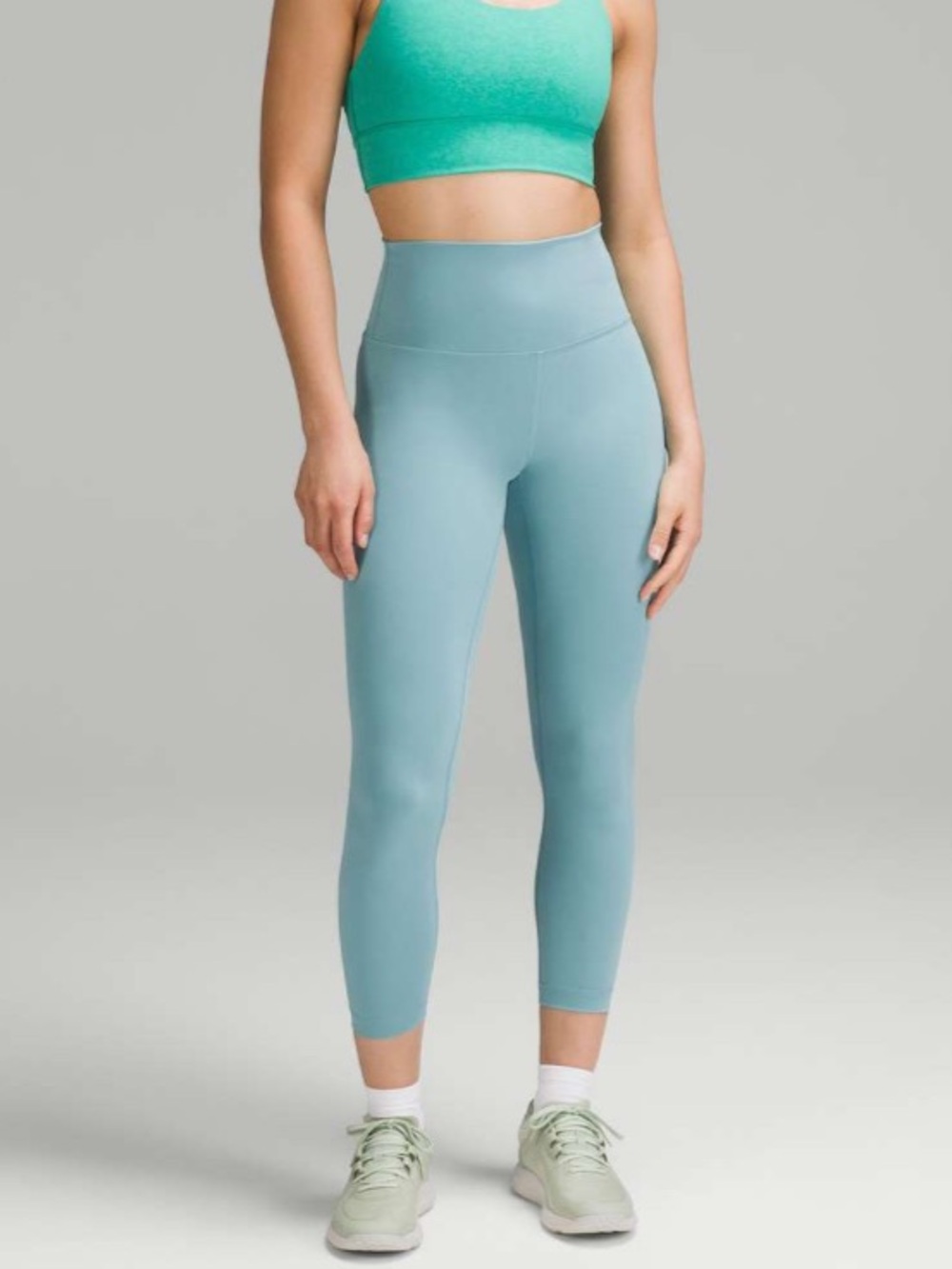 Lululemon Wunder Train High-Rise Tight 25" Tidal Teal Size 10